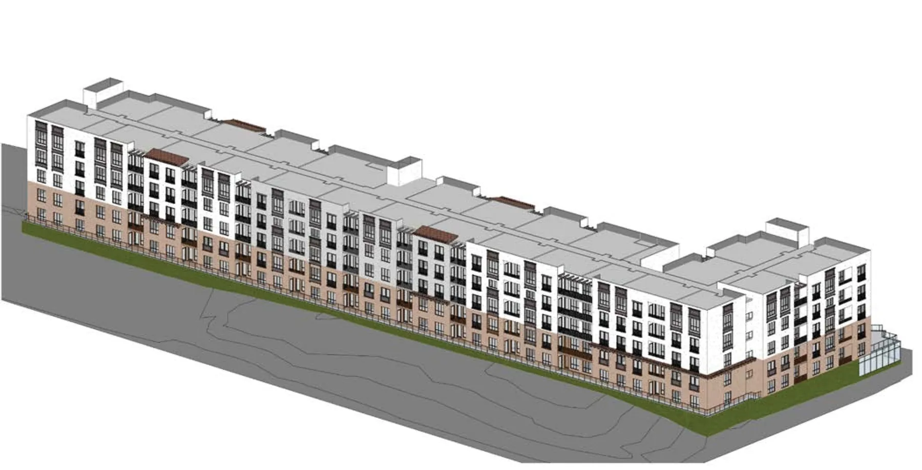 Massing rendering